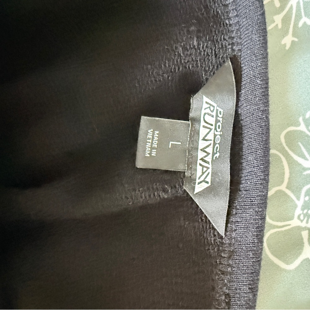 Project RUNWAY Black Lace-Up Sweatshirt - Picture 9 of 11